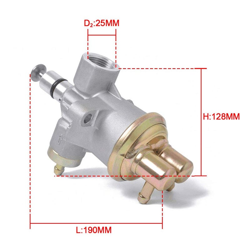 Surwit F4TZ9350A Lift Fuel Pump Compatible with F'-ord E-350 F-350 F-250 F59 F Super Duty 1994-1998 7.3L Diesel P'owerstroke Part# F6TZ 9350-A - Image 4